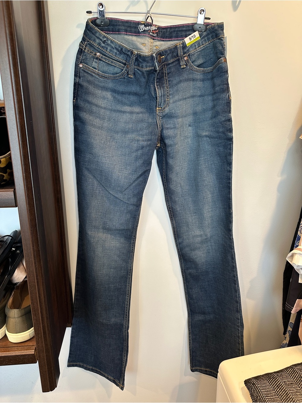 Wrangler Blue Bootcut Jeans - Faded Indigo